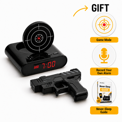 Shooting Alarm Clock