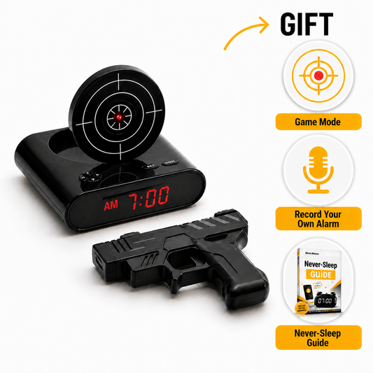 Shooting Alarm Clock